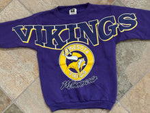 Load image into Gallery viewer, Vintage Minnesota Vikings Cliff Engle Football Sweatshirt, Size youth S/M, 10-12