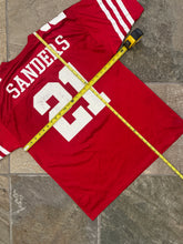 Load image into Gallery viewer, Vintage San Francisco 49ers Deion Sanders Logo Athletic Football Jersey, Size Large