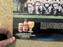 Load image into Gallery viewer, Vintage 1987 San Francisco Giants Starline Team Baseball Poster