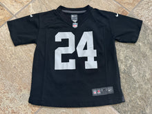 Load image into Gallery viewer, Oakland Raiders Marshawn Lynch Nike Football Jersey, Size Youth Medium, 5-6