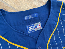 Load image into Gallery viewer, Vintage Milwaukee Brewers Starter Pinstripe Baseball Jersey, Size Large