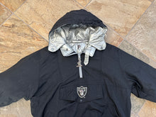 Load image into Gallery viewer, Vintage Oakland Raiders Pro Player Reversible Parka Football Jacket, Size XL