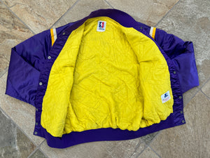 Vintage Los Angeles Lakers Starter Satin Basketball Jacket, Size XL