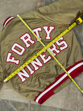 Load image into Gallery viewer, Vintage San Francisco 49ers Chalk Line Satin Football Jacket, Size Large
