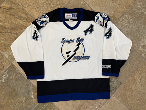 Vintage Tampa Bay Lightning Roman Hamrlík CCM Hockey Jersey, Size Large