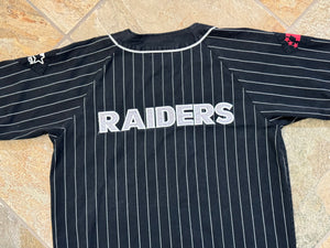 Vintage Los Angeles Raiders Starter Pinstripe Football Jersey, Size Large