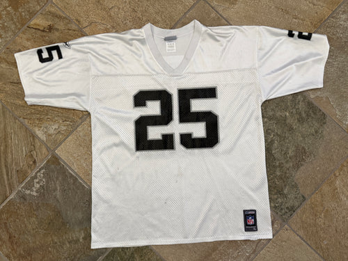 Vintage Oakland Raiders Charlie Garner Reebok Football Jersey, Size XL