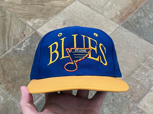 Vintage St. Louis Blues Sports Specialties Script Snapback Hockey Hat –  Stuck In The 90s Sports