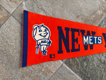 Load image into Gallery viewer, Vintage New York Mets Mr. Met Baseball Pennant