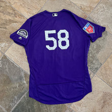 Load image into Gallery viewer, Colorado Rockies Game Worn Dean Espy Majestic Baseball Jersey, Size 50, XL
