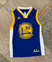 Load image into Gallery viewer, Golden State Warriors Steph Curry Adidas Basketball Jersey, Size Youth Small, 6-8