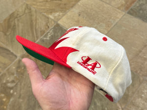 Vintage Detroit Red Wings Logo Athletic Sharktooth Snapback Hockey Hat