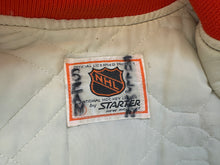 Load image into Gallery viewer, Vintage Philadelphia Flyers Starter Satin Hockey Jacket, Size Medium