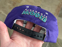 Load image into Gallery viewer, Vintage Minnesota Moose Zephyr Grafx Youth Snapback Hockey Hat