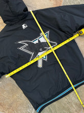Load image into Gallery viewer, Vintage San Jose Sharks Starter Parka Hockey Jacket, Size Large