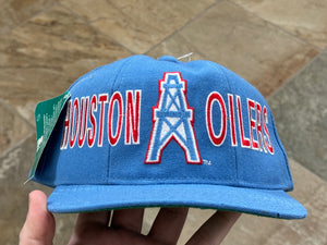 Vintage Houston Oilers Starter Tri-Panel Football Hat
