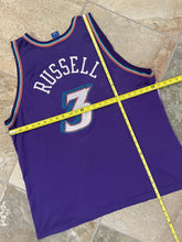 Load image into Gallery viewer, Vintage Utah Jazz Byron Russell Champion Basketball Jersey, Size 52, XXL