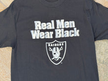 Load image into Gallery viewer, Vintage Los Angeles Raiders Trench Football TShirt, Size Large
