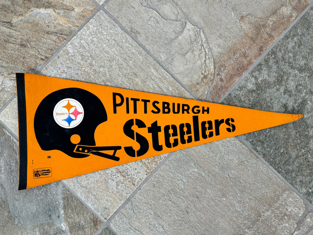 Vintage Pittsburgh Steelers Football Pennant