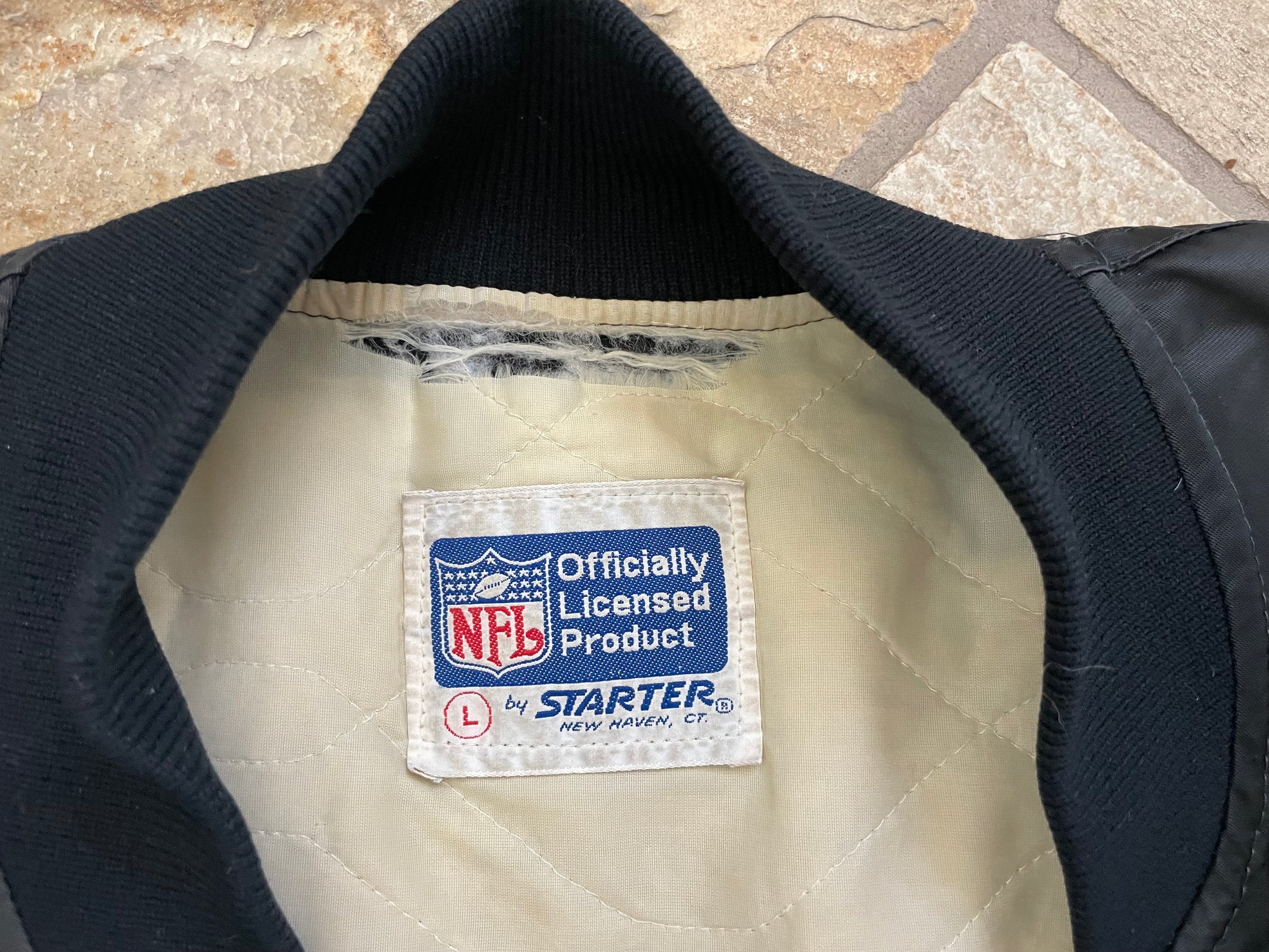 80s 90s NFL Officialy Licensed Starter Raiders Jacket for Sale in