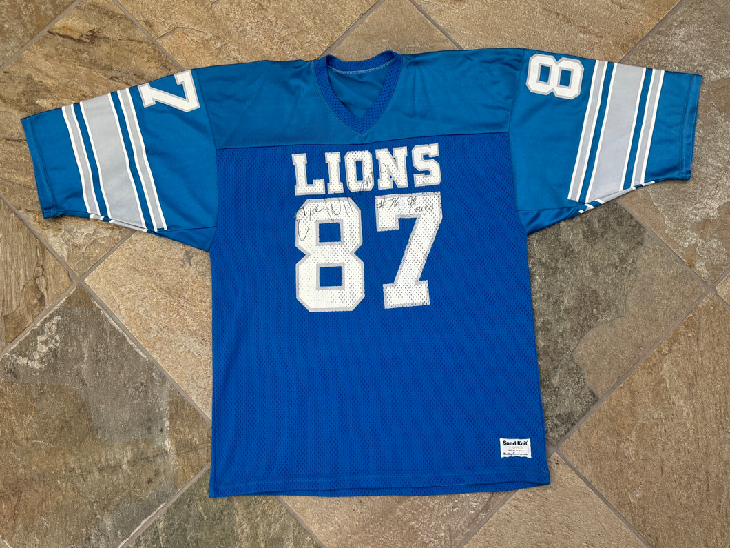 Vintage Detroit Lions Sand Knit Football Jersey, Size XL – Stuck