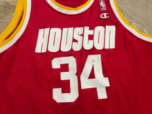 Load image into Gallery viewer, Vintage Houston Rockets Hakeem Olajuwon Champion Basketball Jersey, Size 44, Large