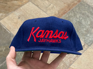 Vintage Kansas Jayhawks Sports Specialties Script Snapback College Hat