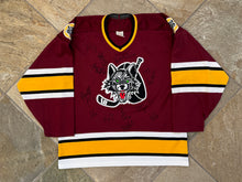 Load image into Gallery viewer, Vintage Chicago Wolves Bauer Signed Hockey Jersey, Size Medium