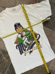 Vintage Milwaukee Brewers Paul Molitor Salem Baseball TShirt, Size Medium