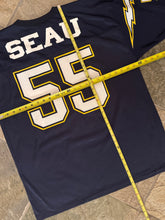 Load image into Gallery viewer, Vintage San Diego Chargers Junior Seau Logo Athletic Football Jersey, Size Large