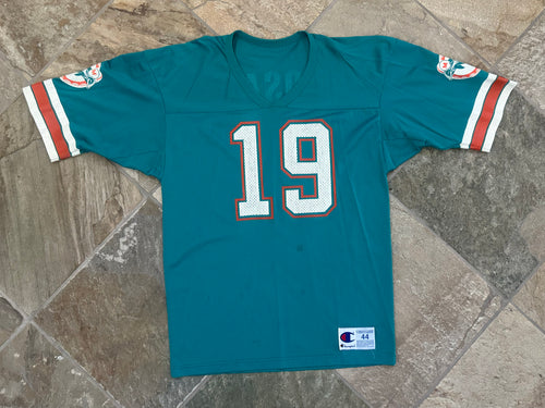 Vintage Miami Dolphins Bernie Kosar Champion Football Jersey, Size 44, Large