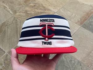 Vintage Minnesota Twins AJD Pill Box Snapback Baseball Hat