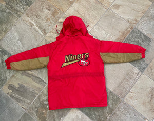 Vintage San Francisco 49ers Chalkline Parka Football Jacket, Size Large