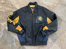 Load image into Gallery viewer, Vintage Indiana Pacers Carl Banks Leather Basketball Jacket, Size Large