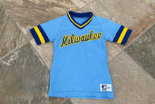 Load image into Gallery viewer, Vintage Milwaukee Brewers Sand Knit Baseball Jersey, Size Youth Small, 6-8