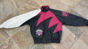 Vintage Super Bowl XXIX Logo Athletic Sharktooth Leather Football Jacket, Size Medium