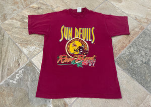 Vintage Arizona State Sun Devils Rose Bowl College Football TShirt, Size Large