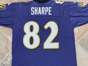 Vintage Baltimore Ravens Shannon Sharpe Adidas Football Jersey, Size Medium