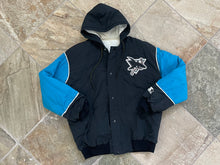 Load image into Gallery viewer, Vintage San Jose Sharks Starter Parka Hockey Jacket, Size Medium