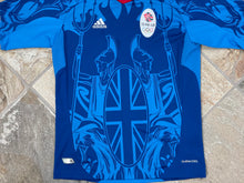Load image into Gallery viewer, Great Britain UK 2012 London Olympics Adidas Soccer Jersey, Size Youth Medium, 8-10