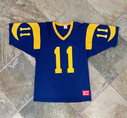 Vintage Los Angeles Rams Jim Everett Rawlings Football Jersey, Size Medium