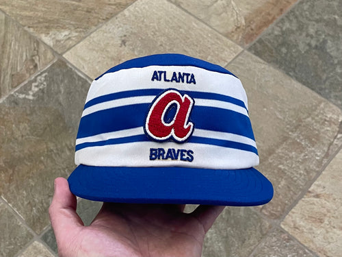 Vintage Atlanta Braves AJD Pillbox Snapback Baseball Hat
