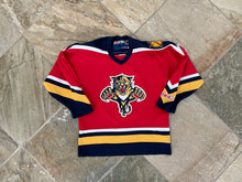 Load image into Gallery viewer, Vintage Florida Panthers CCM Hockey Jersey, Size Youth Large, 12-14