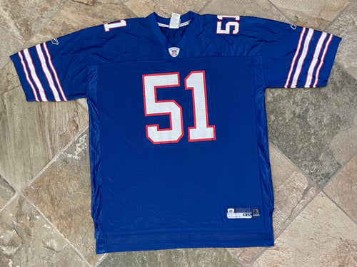 Vintage Buffalo Bills Takeo Spikes Reebok Football Jersey, Size XXL