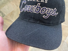 Load image into Gallery viewer, Vintage Dallas Cowboys Sports Specialties Script Snapback Football Hat