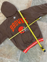 Load image into Gallery viewer, Vintage Cleveland Browns Starter Parka Football Jacket, Size Small