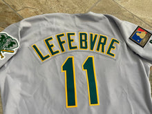 Load image into Gallery viewer, Vintage Oakland Athletics Jim Lefebvre Game Worn Russell Baseball Jersey, Size 46, Large