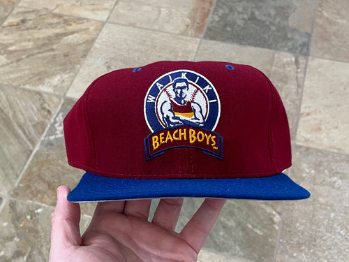 Vintage Waikiki Beach Boys New Era Hawaii League Snapback Baseball Hat