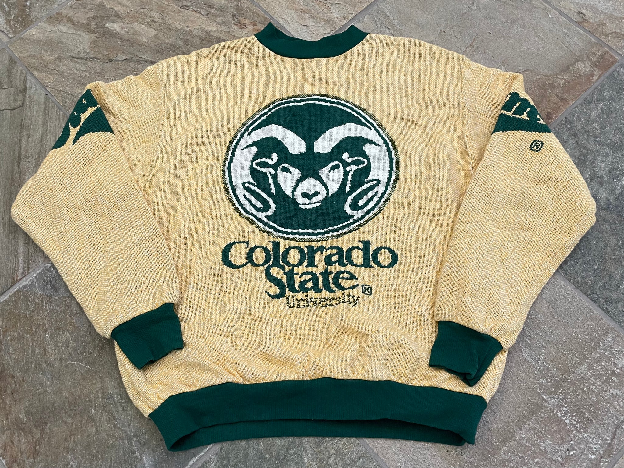 Vintage Varsity Colorado deals Rams heavy cheer sweater