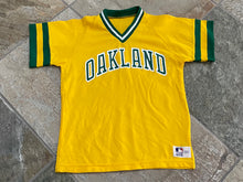 Load image into Gallery viewer, Vintage Oakland Athletics Sand Knit Baseball Jersey, Size Youth Large, 10-12